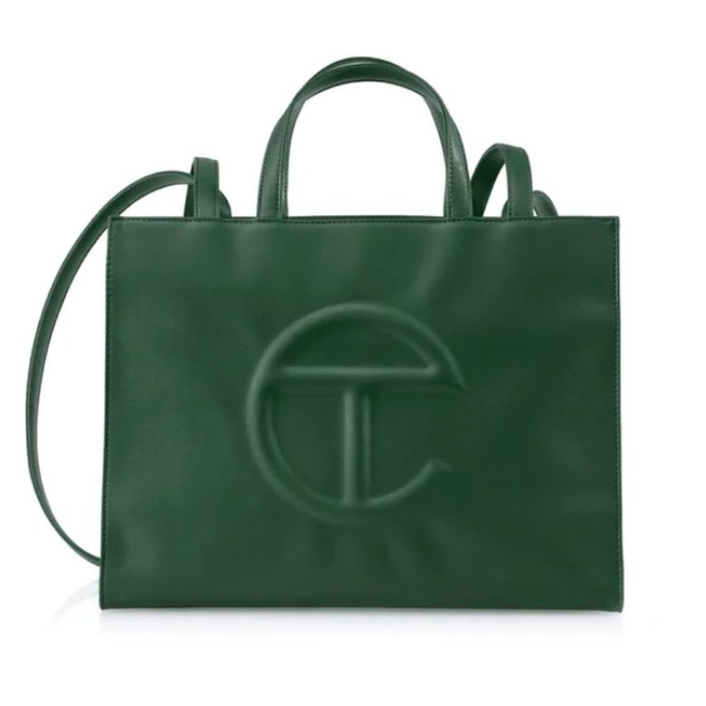 NWT Telfar Medium Shopping Bag in Dark Olive - Sold Out Rare Green Sustainable